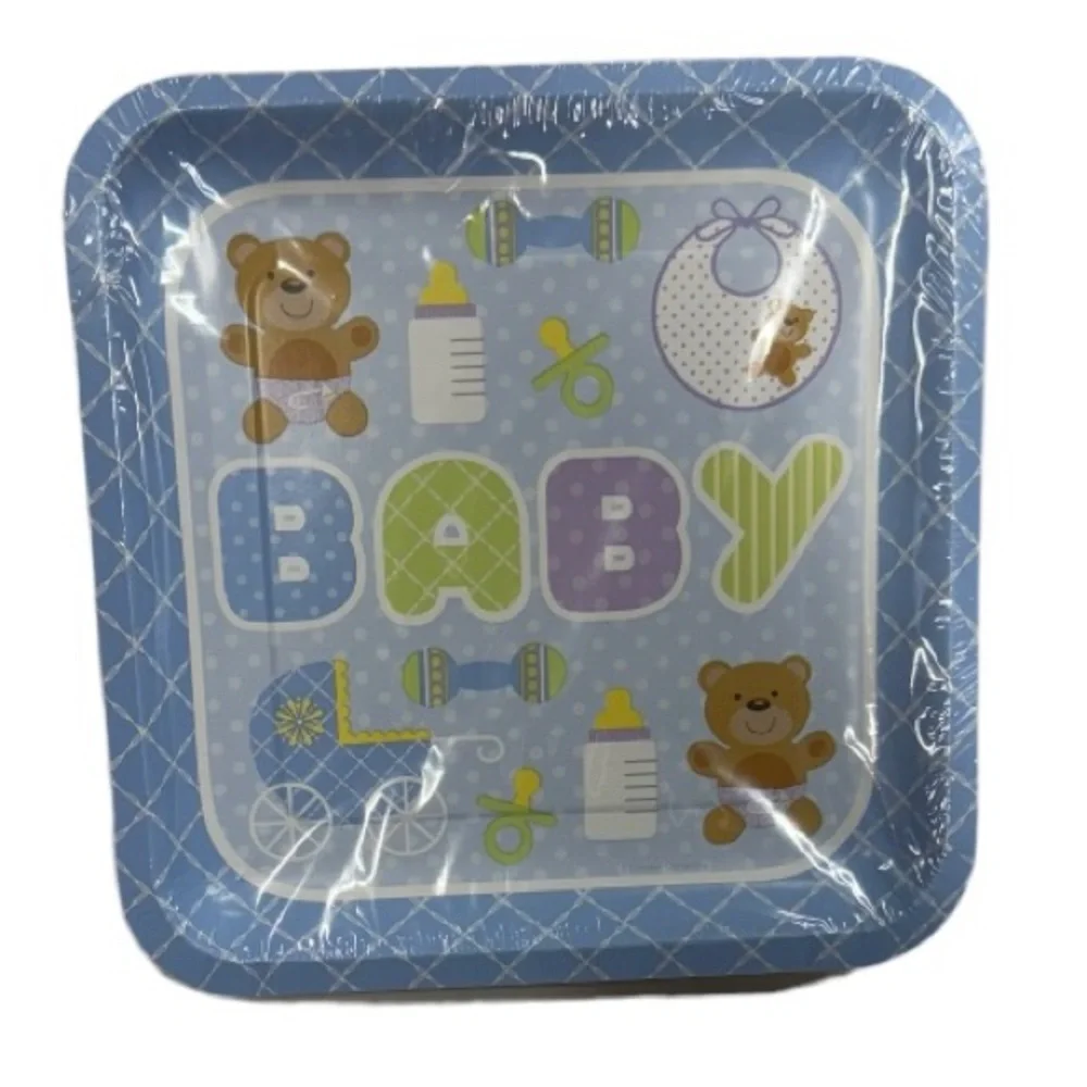 Baby themed plates new in package perfect for baby showers, birthdays or parties